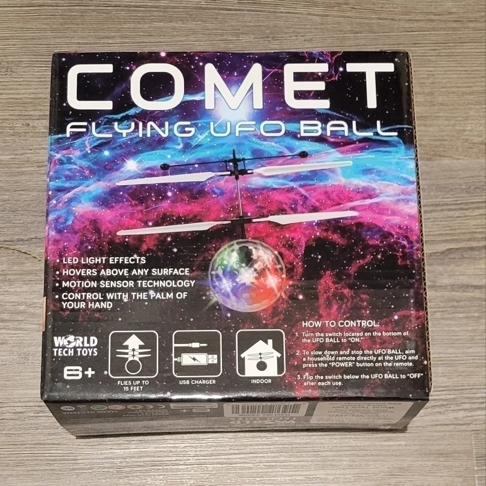 𝅺COMET IR UFO Ball Helicopter drone by World Tech Toys